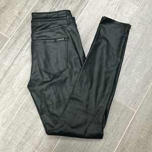 WHBM High-Rise Coated Skinny Jean